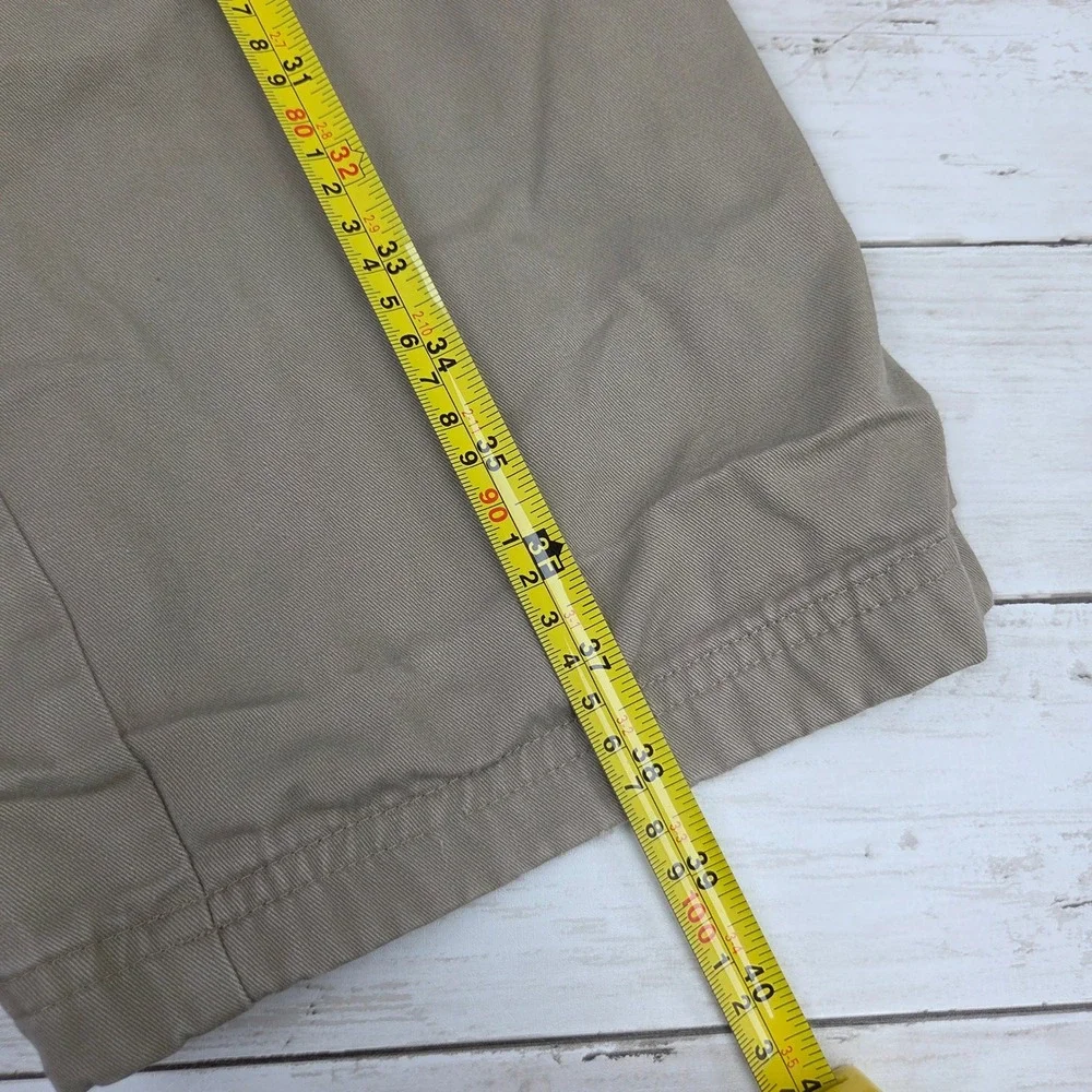 Woolrich Pants Mens 38x32 Khaki Tan Cotton Pants‎ Stained